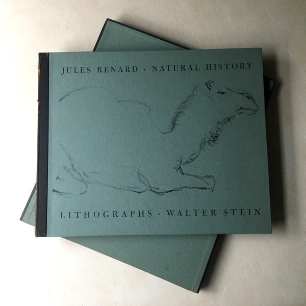 Jules Renard Natural History - Lithographs by Walter Stein- 1960 hardcover with slipcase - NextStage Vintage