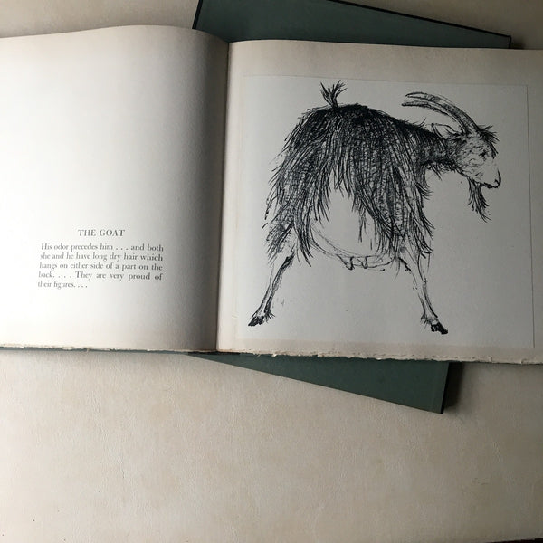 Jules Renard Natural History - Lithographs by Walter Stein- 1960 hardcover with slipcase - NextStage Vintage