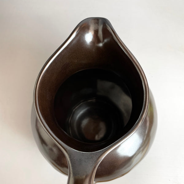 Juliska pewter stoneware pitcher - 8" size - fine pottery - NextStage Vintage