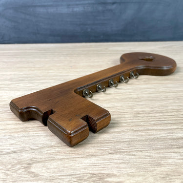 Wooden key holder - 1970s vintage wooden organizer - NextStage Vintage