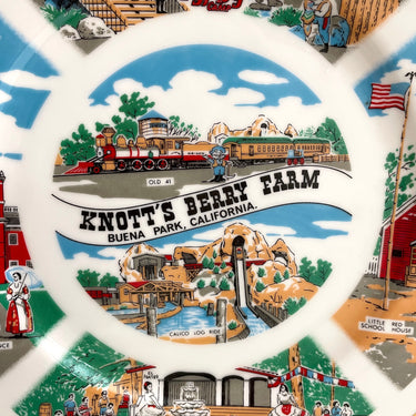 Knott's Berry Farm 1970s souvenir plate - plate wall decor - NextStage Vintage