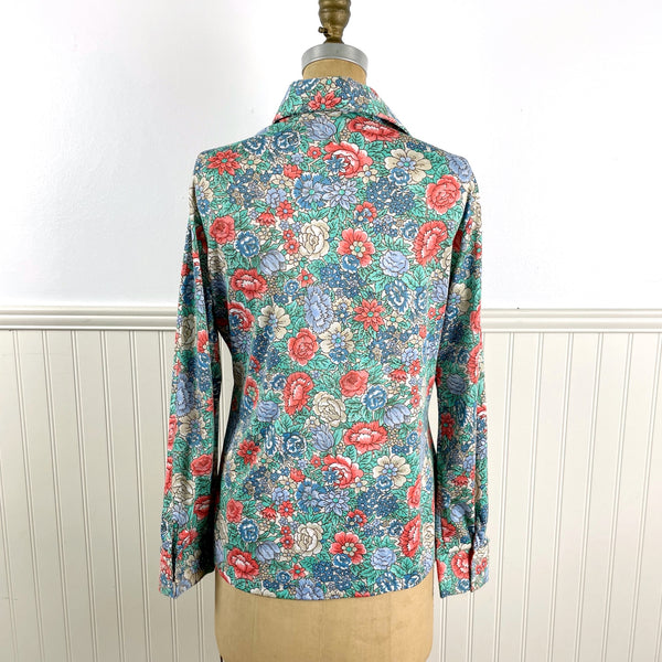 1970s Kokobay floral long sleeve shirt - size medium - NextStage Vintage