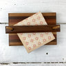 Fine wood laminated napkin holder - large size - handmade vintage - NextStage Vintage