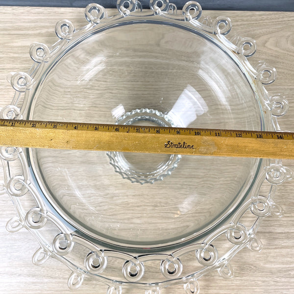 Heisey Lariat punch set - cups, bowl, plate - 1940s vintage - NextStage Vintage
