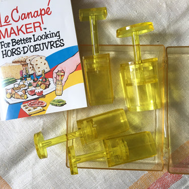 Le Canapé Maker and Food Decorator - dynamic duo of kitchen prep - NextStage Vintage