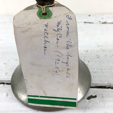 Liberty Bell hood ornament - Sesquicentennial celebration - 1920s antique - NextStage Vintage