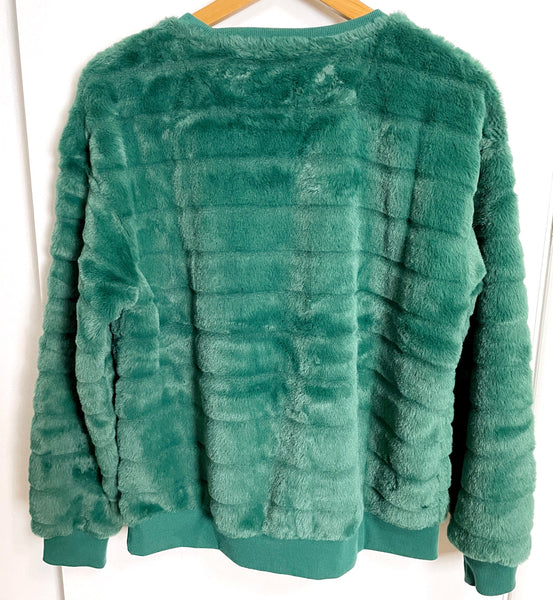 Steve Madden plush green pullover - size medium - NextStage Vintage