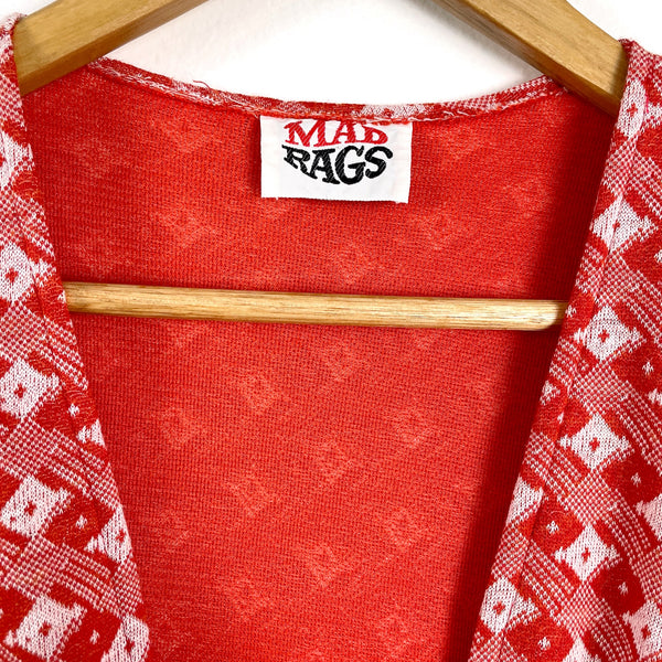 Mad Rags princess seam long vest - size XS  - 1960s vintage - NextStage Vintage