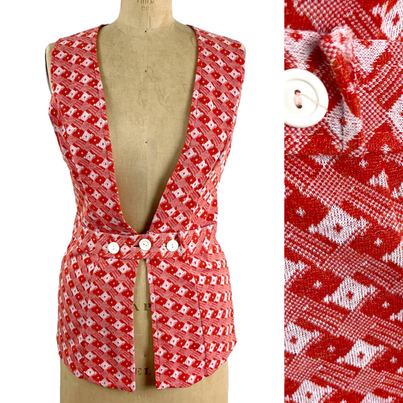 Mad Rags princess seam long vest - size XS - 1960s vintage – NextStage ...
