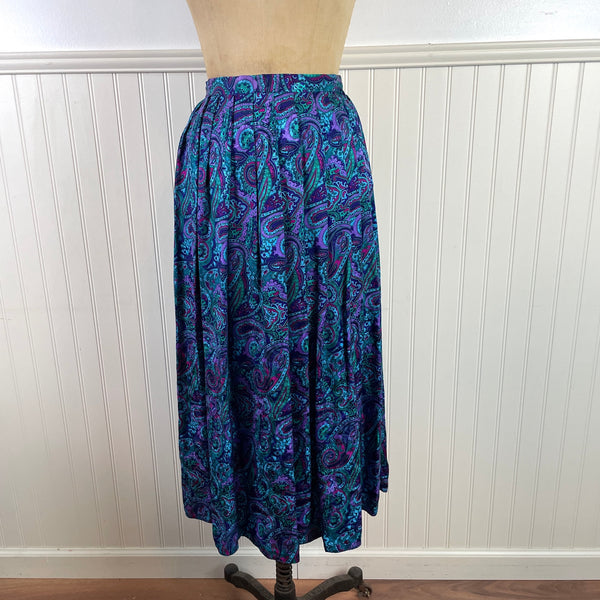 Maggy London two piece silk outfit - size medium - 1980s vintage - NextStage Vintage