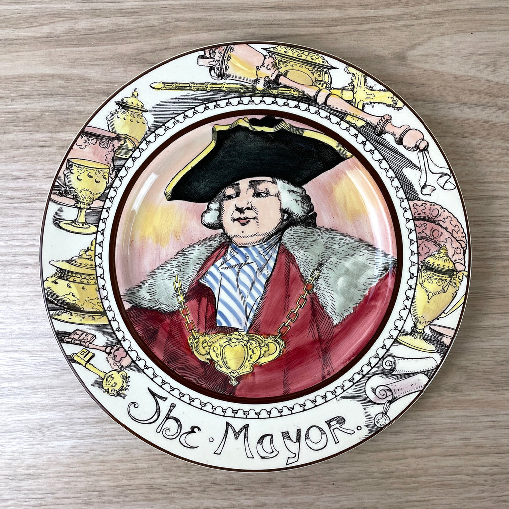Royal Doulton The Mayor plate - D6282 - "The Professionals" decorative plate - NextStage Vintage