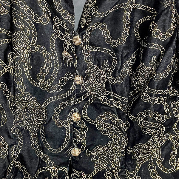 Scott McClintock sparkly black velour jacket - size 14 - NextStage Vintage