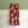 Mod large scale floral print maxi skirt - size medium - 1960s vintage - NextStage Vintage