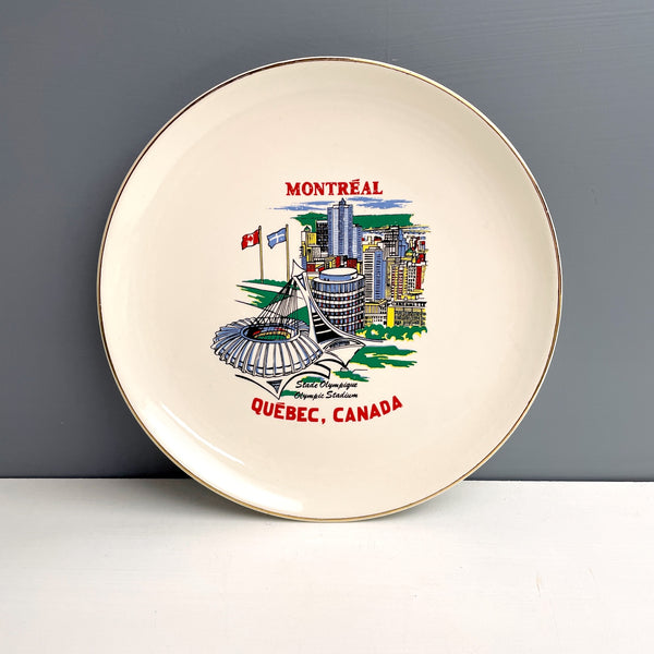 Montréal, Québec, Canada vintage souvenir plate - 1970s vintage - NextStage Vintage