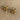 Knotted golden clip on earrings with rhinestones - 1980s vintage costume jewelry - NextStage Vintage