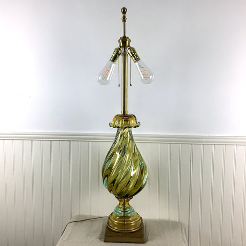 Marbro Seguso Murano glass table lamp - 1960s vintage - NextStage Vintage
