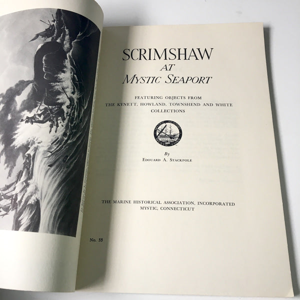 Scrimshaw at Mystic Seaport - Edouard A. Stackpole - 1966 paperback - NextStage Vintage