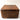 Wooden napkin holder - laminated wood front - 1980s artisan vintage - NextStage Vintage