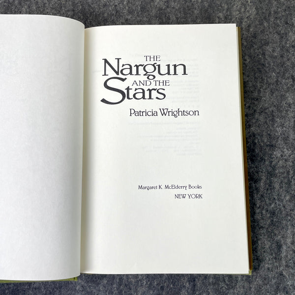 The Nargun and the Stars - Patricia Wrightson - 1986 reissue - hardcover - NextStage Vintage