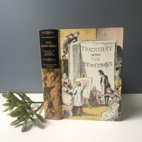 The Newcomes by William Makepeace Thackeray - Heritage Press illustrated hardcover - 1955 - NextStage Vintage