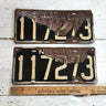 1948 New Hampshire automobile license plate pair - 117273 - NextStage Vintage