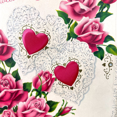 Norcross Valentine's Day oversized card in gift box - unused - 1960s vintage - NextStage Vintage
