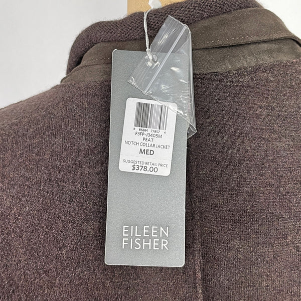Eileen Fisher notched collar jacket - size medium - NWT - NextStage Vintage