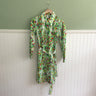 Floral print shirt dress with tie waist - NPC Fashions vintage day dress - sz XS/ S -1960s - NextStage Vintage