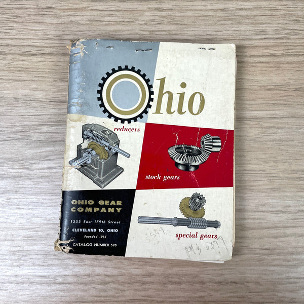 Ohio Gear Company Catalog No. 570 - vintage industrial catalog - NextStage Vintage