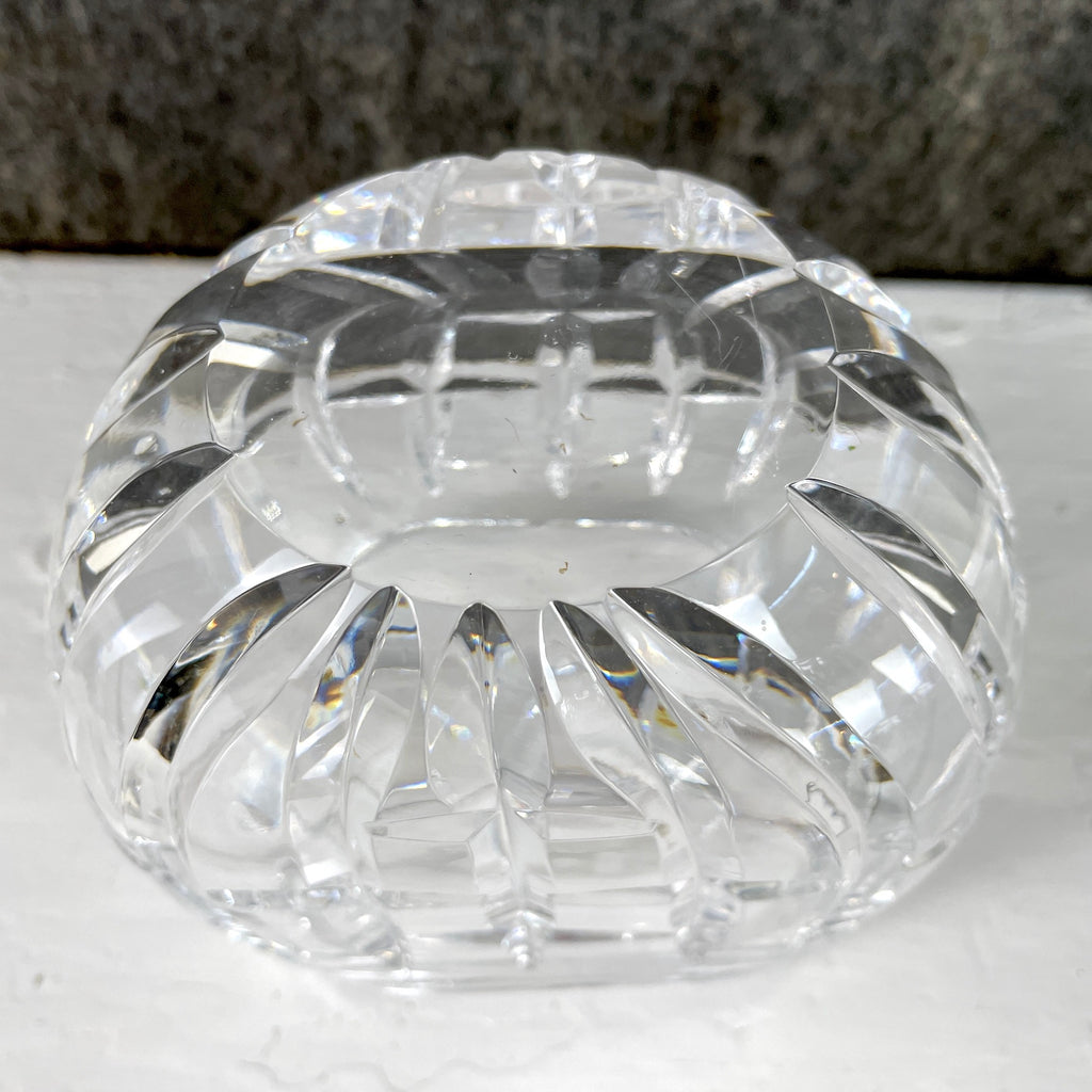 Waterford oval crystal vase - made in Ireland - vintage giftware - NextStage Vintage