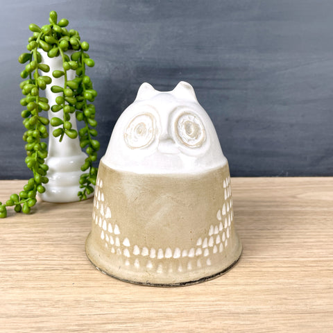 Bennington pottery owl bank  #1540 - NextStage Vintage