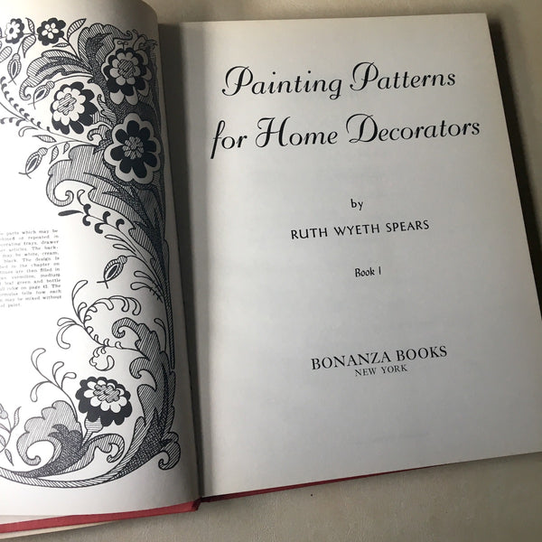 Painting Patterns for Home Decorators Books 1 and 2 - Ruth Wyeth Spears - 1947 - NextStage Vintage