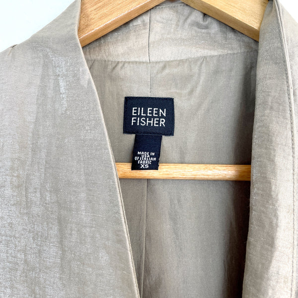 Eileen Fisher platinum jacket - linen and nylon  - size XS - NextStage Vintage