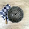 Fluted tinned steel tube pan - vintage baking - NextStage Vintage