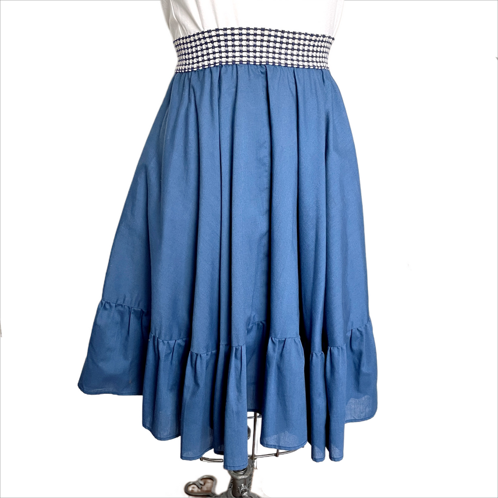 Vintage 1970s elastic waist peasant skirt - size S - NextStage Vintage