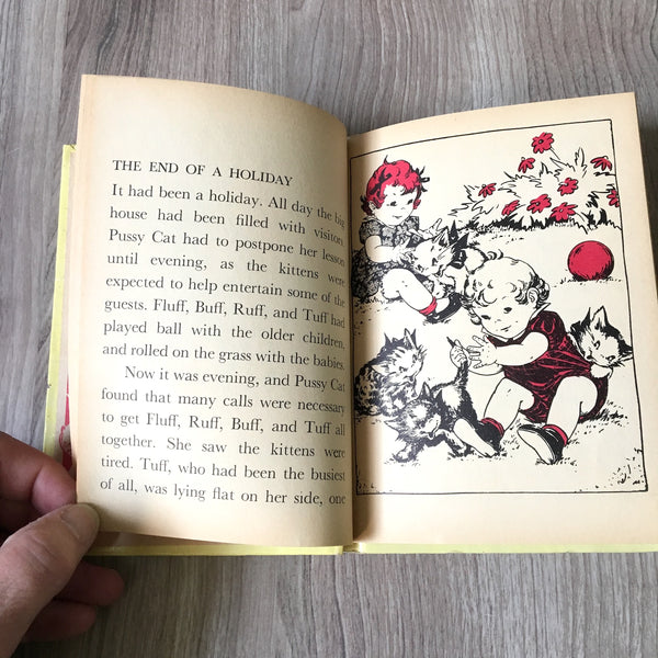 Pussy Cat Talks to Her Kittens - Rand McNally Junior Elf Book - 1952 - NextStage Vintage