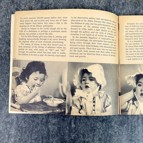 Dionne Quintuplets: Going on Three - 1936 Dell Publishing paperback - NextStage Vintage