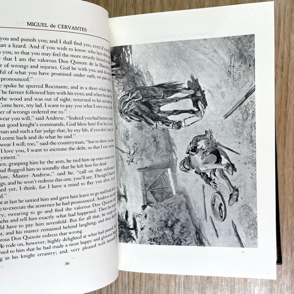 Don Quixote de la Mancha - Miguel de Cervantes - Franklin Library - 1979 - NextStage Vintage