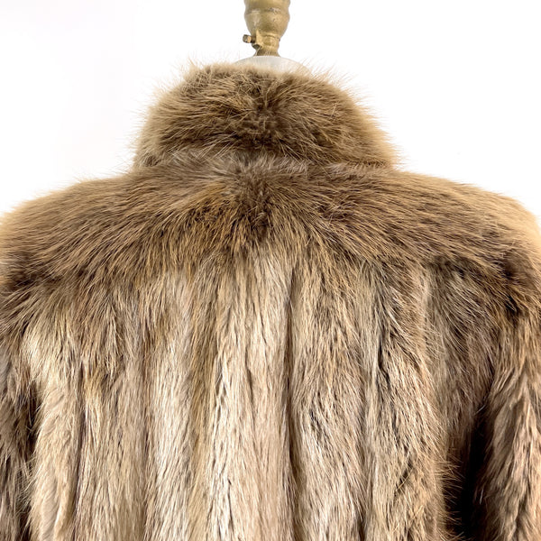 Full length raccoon fur coat- vintage - medium-large - NextStage Vintage
