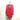 Argyle poncho - 1960s pullover - scarlet red and cobalt blue - size medium - NextStage Vintage