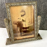 Small girl cabinet card portrait by Henry J. Reed - Worcester MA - framed - NextStage Vintage
