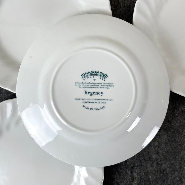 Johnson Bros Regency china cups, saucers and side plates - made in England - 12 pc. - NextStage Vintage