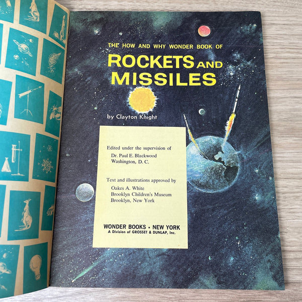 The How and Why Wonder Book of Rockets and Missiles - 1969 paperback - NextStage Vintage