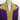 Plum purple and gold soutache hostess gown - 1960s vintage loungewear - NextStage Vintage