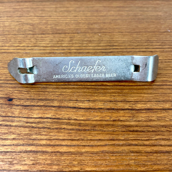 Schaefer can and bottle opener - 1930s vintage - NextStage Vintage