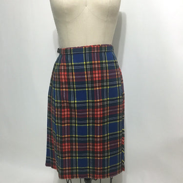 Scottish plaid wool skirt by Aston  - size XS - NextStage Vintage