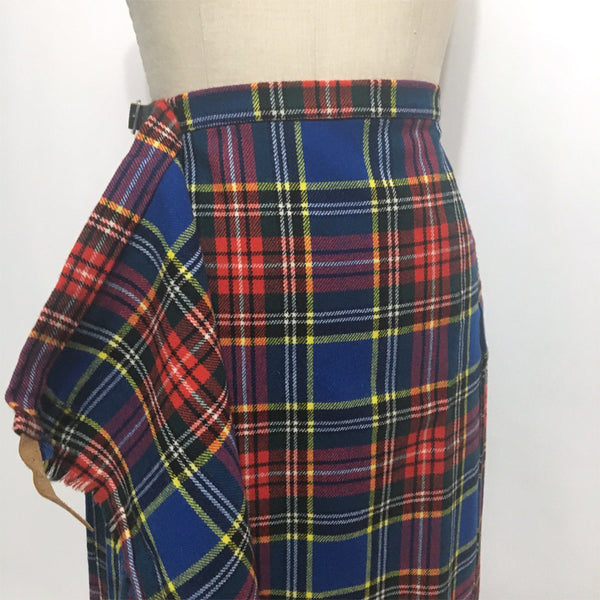 Scottish plaid wool skirt by Aston  - size XS - NextStage Vintage