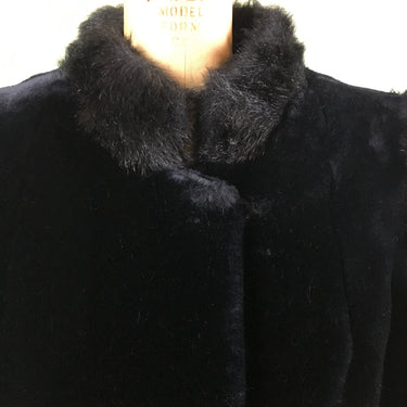 Faux fur jacket - Sealane by Hillmore - 1960s vintage jacket size M-L - NextStage Vintage