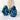 Inarco Blue Mood Indigo fruit bowl salt and pepper shakers - vintage 1960s tableware - NextStage Vintage