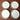 Shenango restaurant ware bread plates - set of 4 - gray rim - 1960s vintage - NextStage Vintage